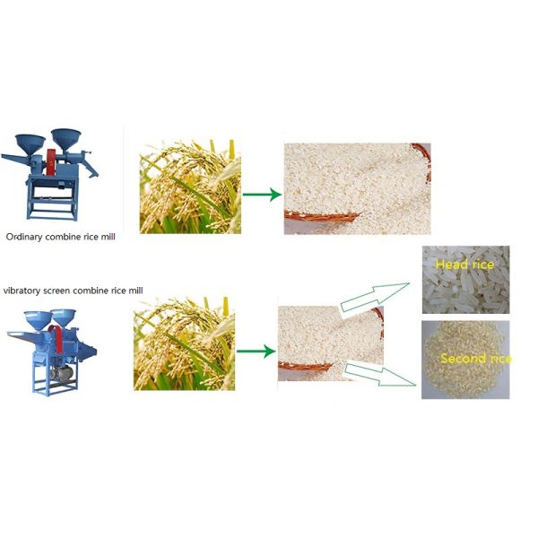 Nouvelle conception de tamis vibrant combiné à une rizerie