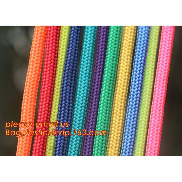 Children develop amusement projects supporting braided rope, for weaving various promotional instruments and others