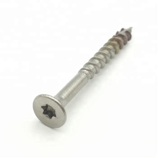 A4 316 Torx Star Stainless Steel Trim Bugle Head Deck Screws Cutting Thread Marine Grade