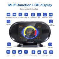 têtes de mesure de Konnwei Kw260 16pin OBD2 de l'écran 3.5inch vers le haut d'affichage pour la voiture 12V
