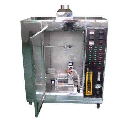 Verificador horizontal bonde dos materiais plásticos do UL 94 do equipamento de testes da inflamabilidade