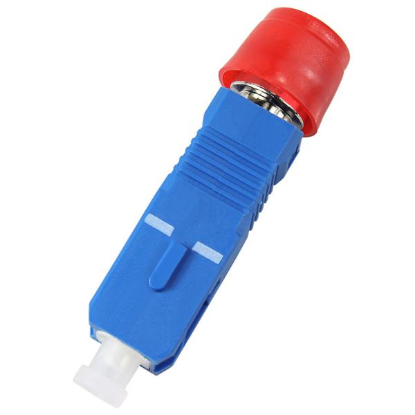 Homem simples do SC do adaptador da fibra ótica do único modo do acoplador à fêmea de FC