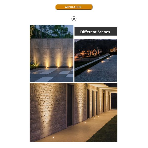 Нержавеющая сталь с углубленным освещением небольшой палубы 1W 2W 3W светодиодные подземные лампы