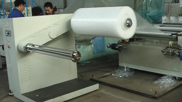 Automatic Two Layers PE Bubble Film Making Machine , Blown Film Extruder