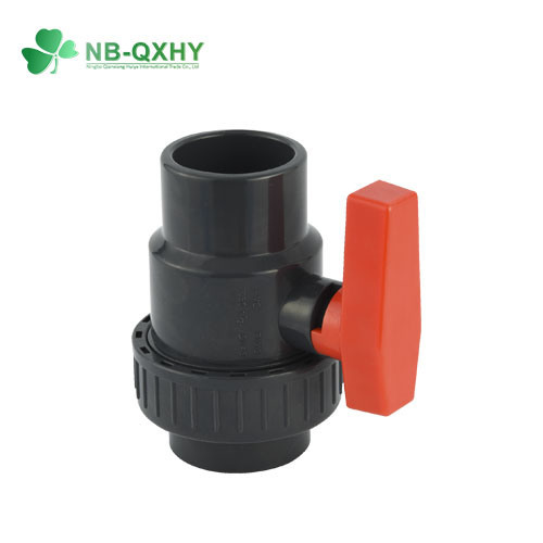 1/2 дюйма до 4 дюймов Пластиковый UPVC Single Union Ball Valve с фиксированным шаром и EPDM O-Ring