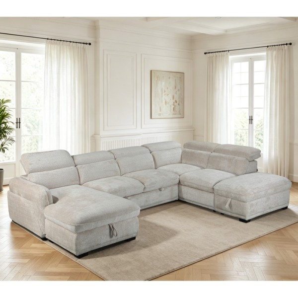Solid Wood Foam Spring Frame Home Furniture Sofas Including Storage Great Sleeper Solutions for Versatile