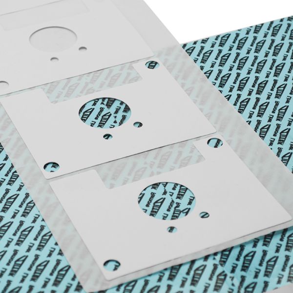 0.3mm Thickness IGBT Heatsink White Thermal Adhesive Tape With Glass Fiber Backing Acrylic