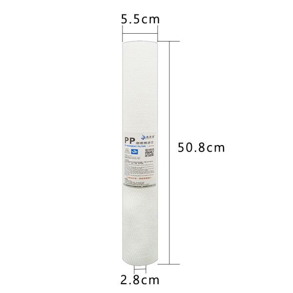 Durable Domestic QQQ-005 20 Inch pp Cotton Filter element for Seawater Desalination Industry