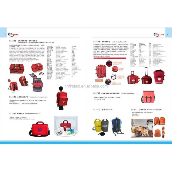 First Aid Emergency Car Roadside Safety Automobile Kit with Medical Supplies