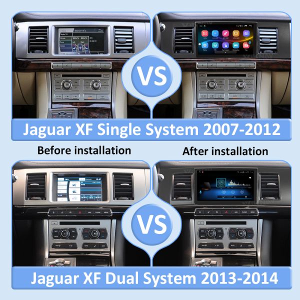 Держите первоначальный автомобиль действует блок андроида главный для ягуара XJ 2007-2014 с CarPlay