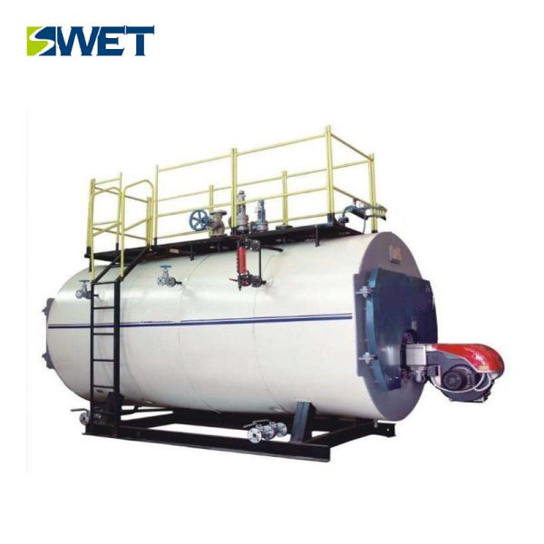 Horizontal Industrial Steam Boiler 2 Ton /H Oil / Heavy Oil Gas Fired Smoke Tube