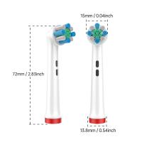 Brosses à dents électriques Têtes de brosses douces Concave Forme pour usage domestique Nettoyage profond