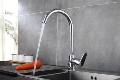 Stainless Steel Basic Kitchen Faucet Spogits One Hole Basin Mixer Taps