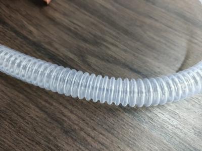 Tubes ondulés PFA. Tubes fluoro-polymères de haute pureté et résistants aux produits chimiques pour les systèmes de semi-conducteurs, de laboratoire, de traitement chimique et de transfert de fluides.
