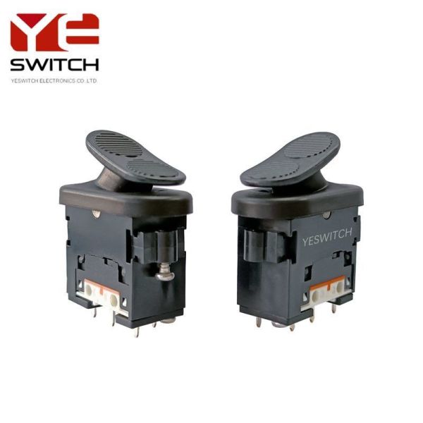 500V Black 3A 2rocker Switch IP67 Locking Light Switch