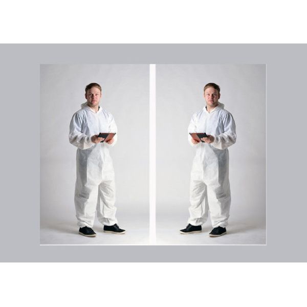 Прочный устранимый защитный Ковералл для чистой комнаты/пищевой промышленности