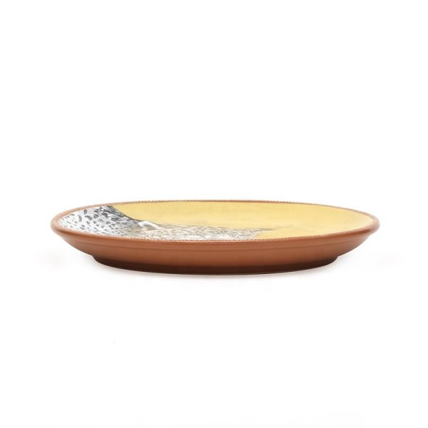 Животное Зебра Тигр Печатная каменная посуда Тарелка для детей Хит Керамика Ужинные тарелки