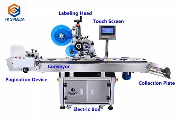 FK812 Electric Desktop Labeling Machine for Logistic Waybills Express Boxes and More