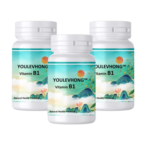 Certified Gluten Free Vitamin B1 100mg Tablets - 100 Count  Healthy Nervous System Vitamin B1 Supplement