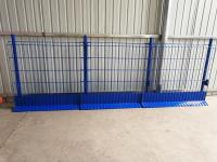 Clôture Géante Bleue Revêtue PVC 1150*2600mm Clôture de Protection contre les Chutes
