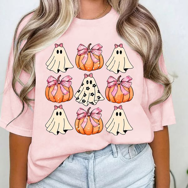 Custom Cotton Blend Screen Printing Logo Women Short Sleeve T Shirt
