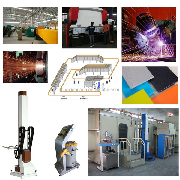 Масштабная автоматизированная система распыления порошка для защиты окружающей среды для индивидуального использования