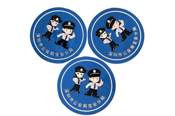 Free Artwork Promotional Gift Giveaways Non Slip Backing Tea Cup PVC Coaster