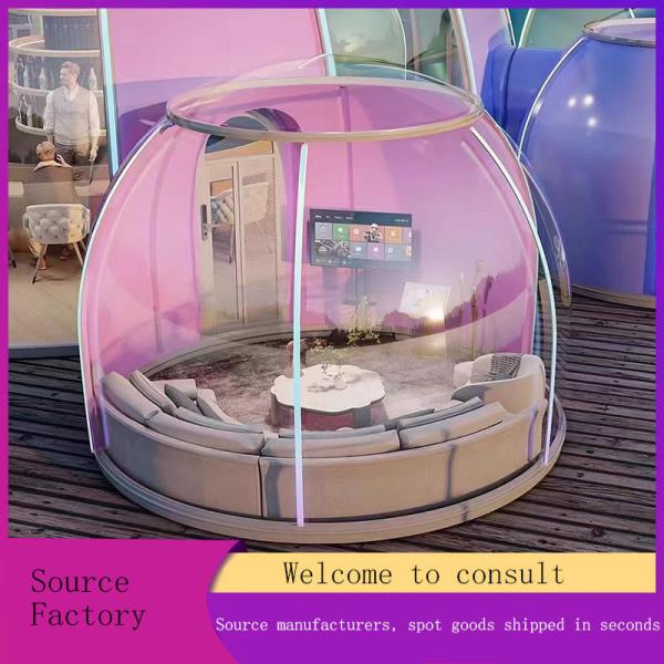 360-degree Panoramic Transparent Outdoor Star Room PC Hotel Bubble Tent for Outdoor Homestay Sun Room