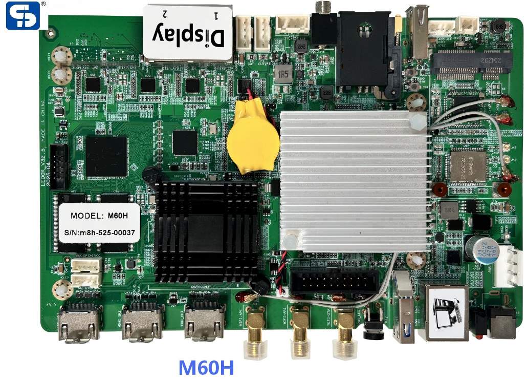Sysolution Multi-media player Board M60H 2 Ethernet outputs 1.3 Million pixels