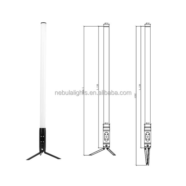 NEBULA 360 Battery LED RGB Pixel Tube Light IP65 Wireless DMX DJ Wedding Event Stage Light