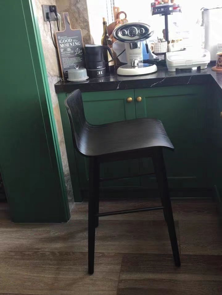 Modern Hotel Coffee Table Coffee Chair Solid Wood High Stool