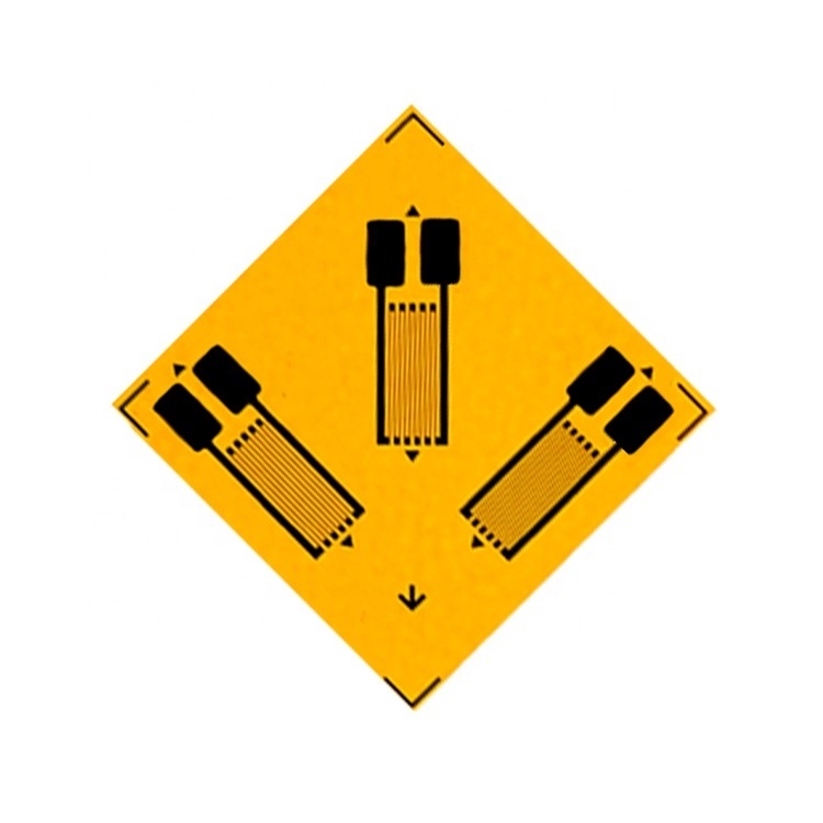 Strain Gauge CA Corner Rosettes Convert Force into Electrical Signal for