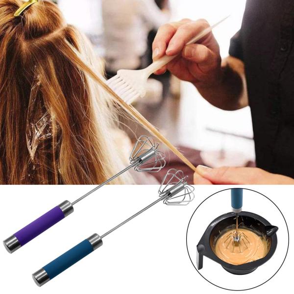 Os acessórios semi automáticos da tintura de cabelo, abaixam o material de aço inoxidável do batedor de ovos do misturador