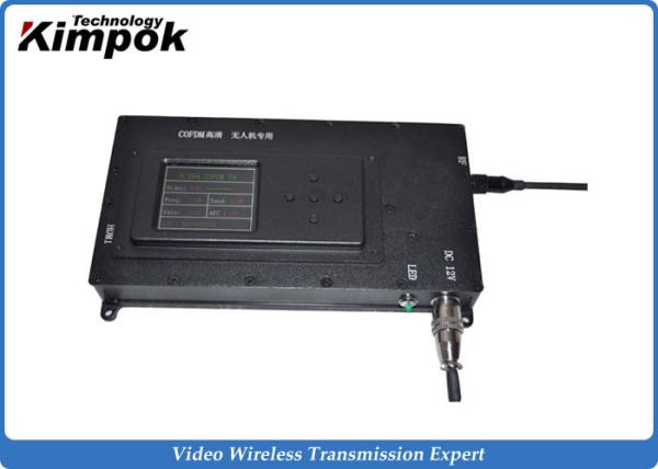 Lightweight Wireless COFDM Video Transmitter 1080P HD for UGV / Robort Application