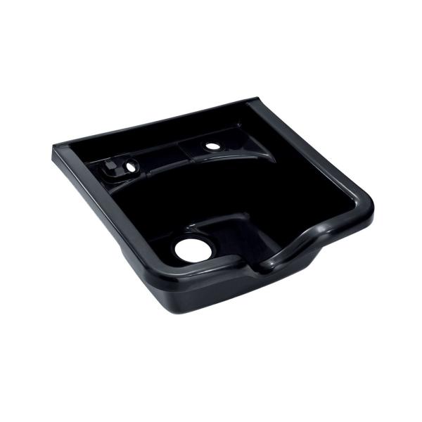 Black Ceramic shampoo bowl wash basin for beauty