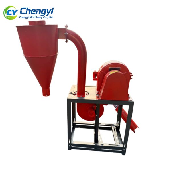 Self-priming Crusher Grinder 200-700kg/h capacity stainless steel construction automatic feeding grain crusher machine