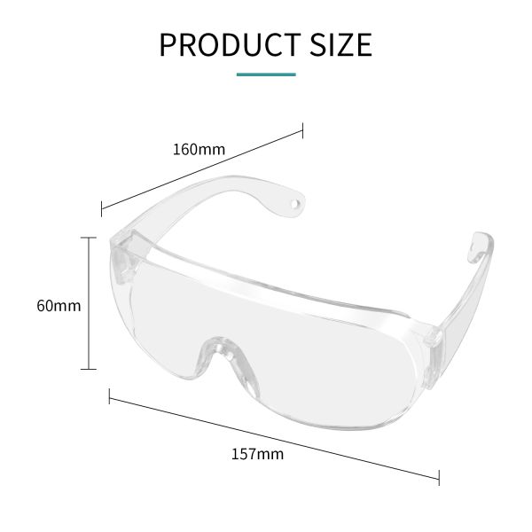 HD Safety Goggle Window Professional Anti-fog Protective Goggles Industrial Anti-fog Eye Protection Eyewear Safety Glasses