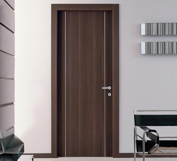 Veneer Teak Modern Plywood Doors Solid MDF Internal For Hotel