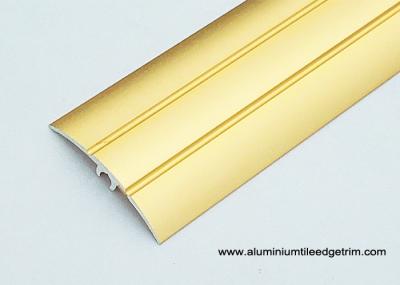 2.7m Aluminium Floor Threshold Strips / Transition Trim With Sandblasting Gold