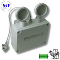 Rechargeable Abs Led Exit Emergency Light Non Maintained Ip65 2*5w Lithium Battery Adjustable For Corridors