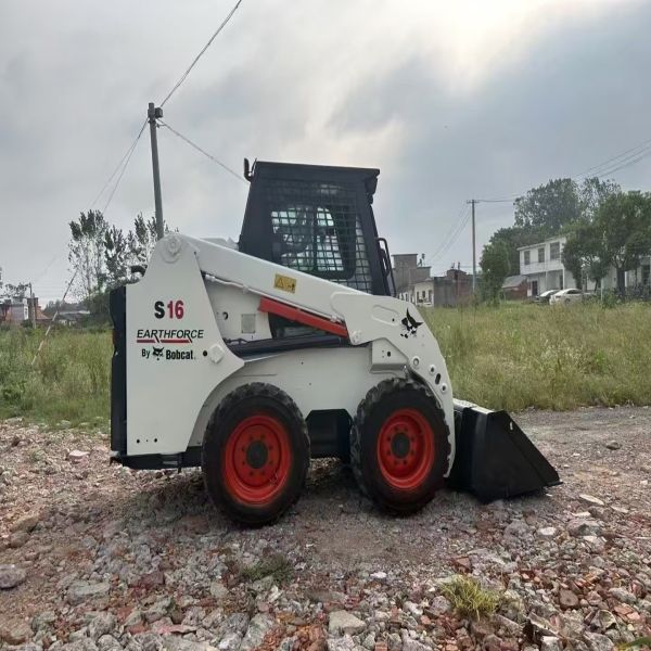 Mini Bob S16 Used Skid Steer Loader Landscaping Equipment  36.4kw