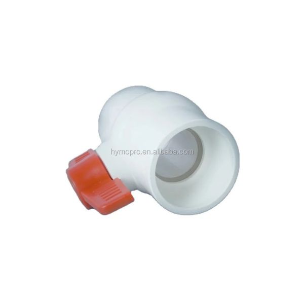 STANDARD Length PVC Octagonal Ball Valve with 1/2 Socket and ANSI Plastic Valves