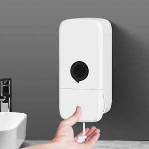 Modern Wall Mounted Pump Soap Dispenser 800ML Refillable For Home Hotel Bathroom Kitchen