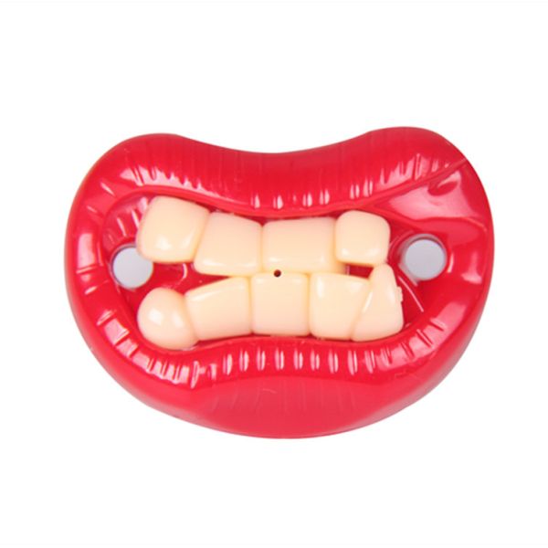 Newborn Silicone Lips Shape  Infant Pacifier Cute Infant Soother Age 6M+ New Born Pacifiers