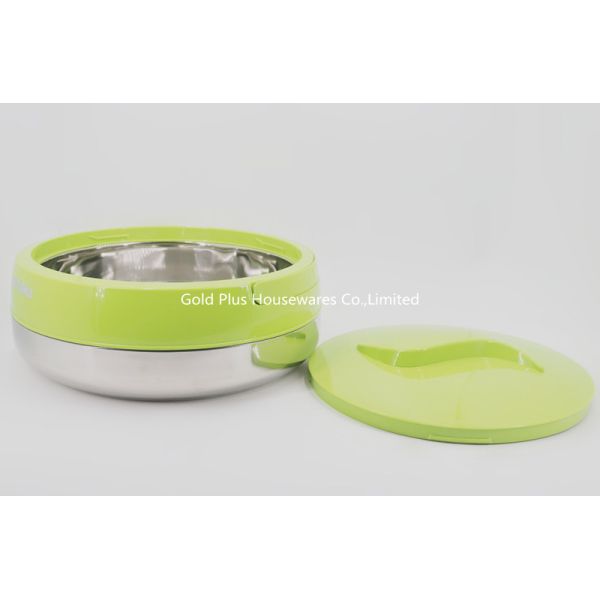 4L Kitchenware eco friendly plastic bento box stainless steel insulated lunch box with handle lid