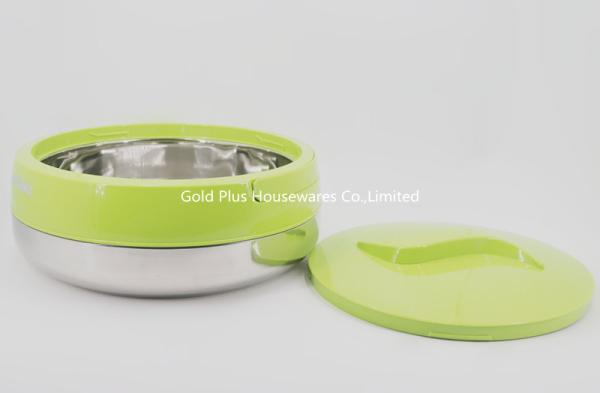 4L Kitchenware eco friendly plastic bento box stainless steel insulated lunch box with handle lid