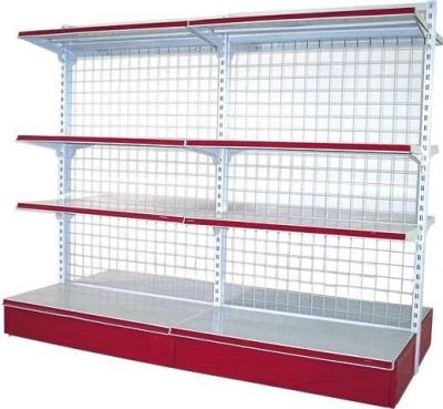 Lamine a exposição de aço do supermercado submete quatro camadas para a bebida