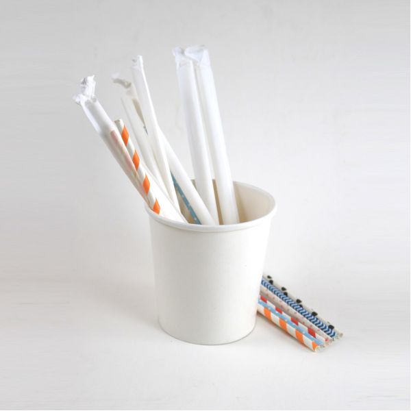5 eco friendly Food Grade Paper Drinking Straws For Birthday Wedding Party