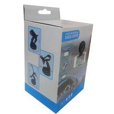 Custom E-Flute Laminated Corrugated Cardboard Boxes For Phone Mounts Package