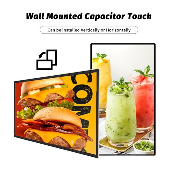 40 Inch Android 9.0 Multifunctional Wall Mounted Indoor Digital Signage Interactive Display Screen